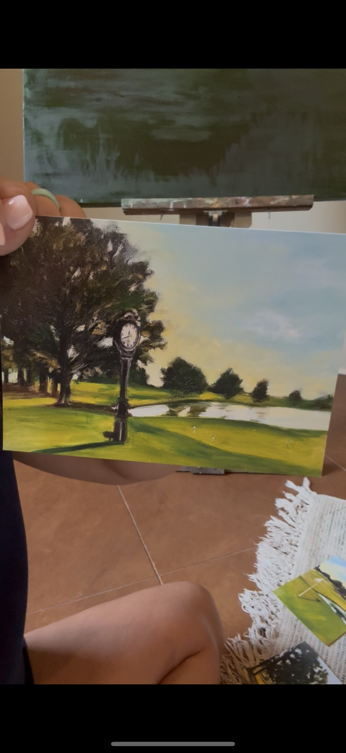 PRINT of Starkville Country Club putting green