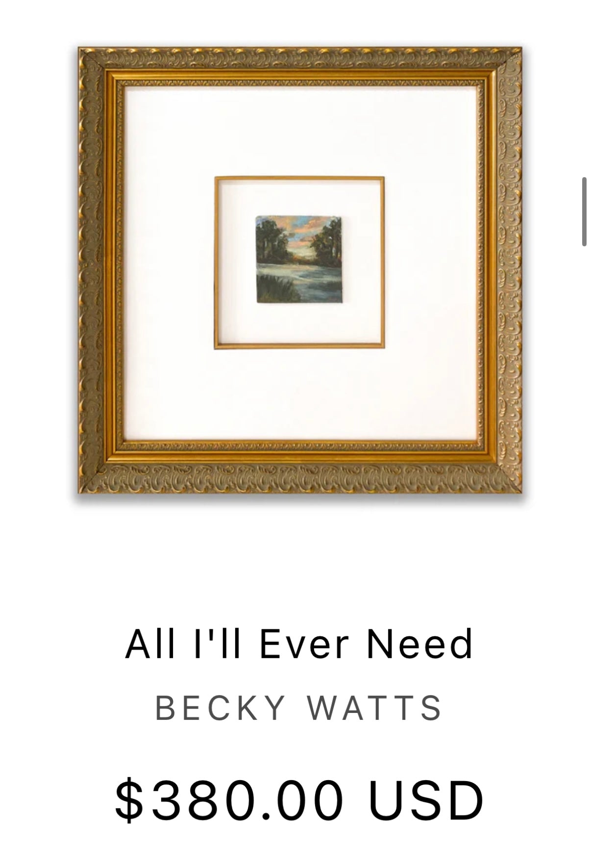 All I'll ever need