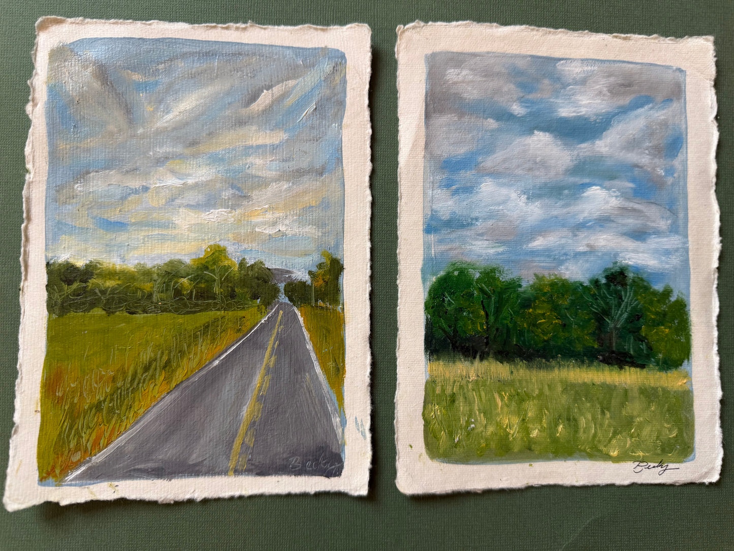 Poorhouse road 1(left) poor house road 2 (right