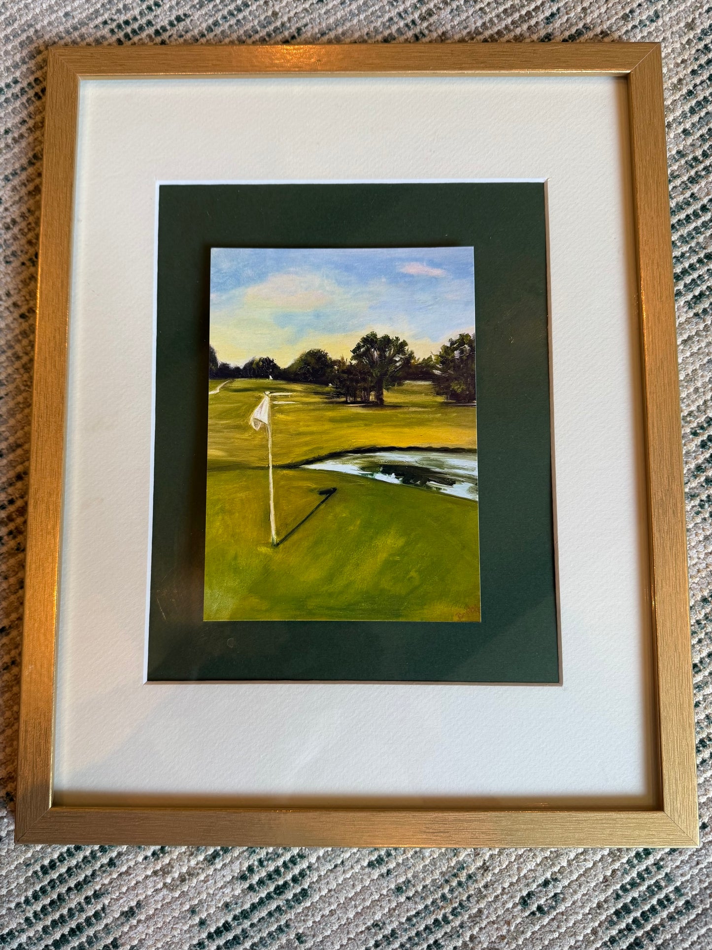 PRINT of Starkville Country Club hole 5 ON THE GREEN