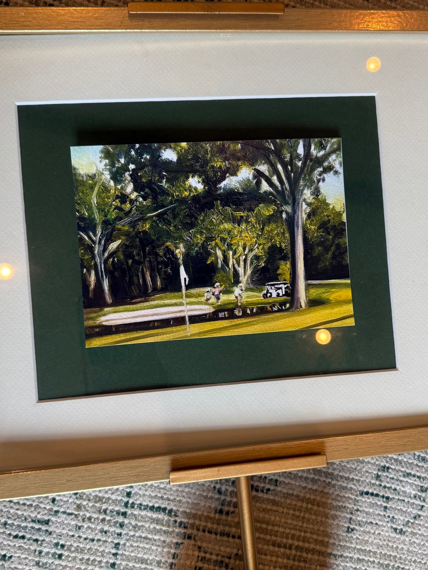 PRINT of Starkville Country Club hole 16 evening views