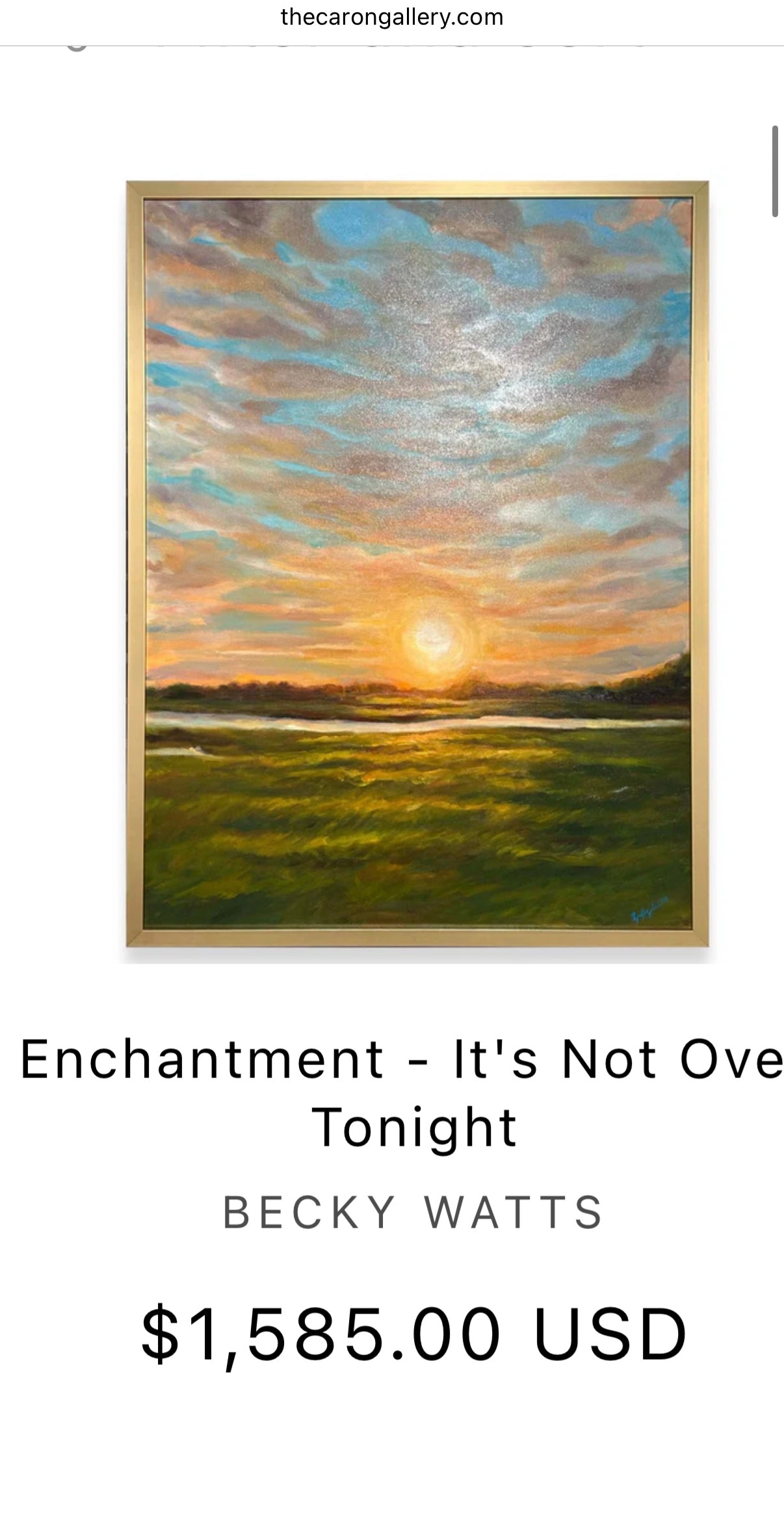 It's not over tonight