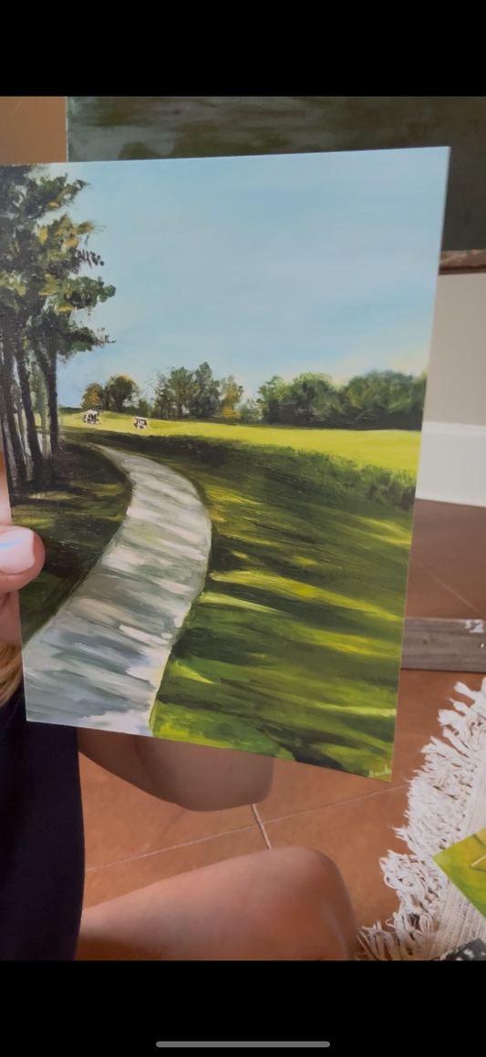 PRINT of Starkville Country Club hole 14