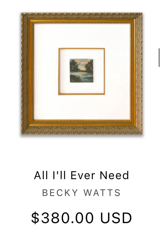 All I'll ever need